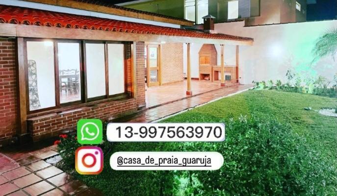 Beach House Unidade 2 - Casas De Praia Guaruja 50 Metros Do Mar Exterior foto